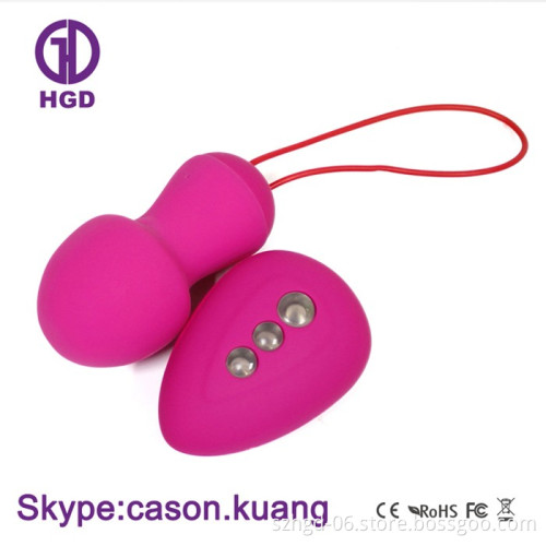 Hot woman sex play wireless remote control vibrator
